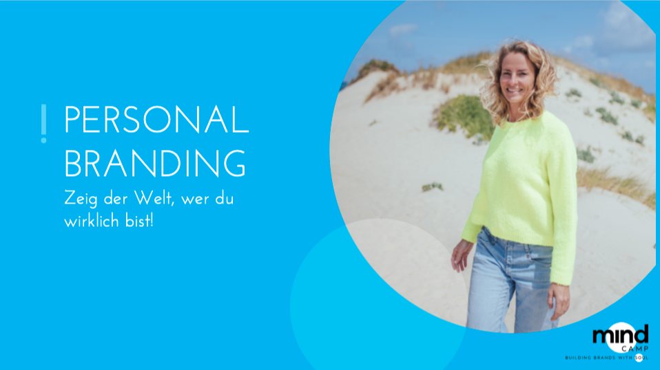 Grafik von mindCAMP: Personal Branding – Zeig der Welt, wer du wirklich bist! Mit Foto von Mareike Bergunde